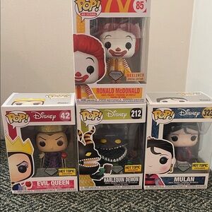 Funko Pop! Diamond Collection Disney Funko Pop Bundle
